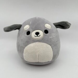 Squishmallow Brian The Grey Dog Stuffed Plush 5" Stuffie Plushie Toy‎ Gift Puppy